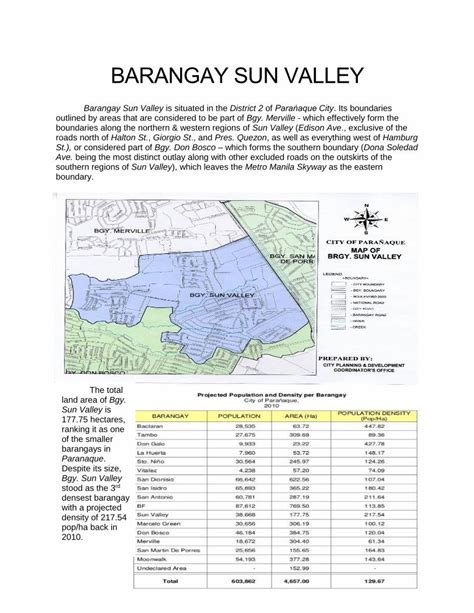 barangay sun valley zip code|Sun Valley .
